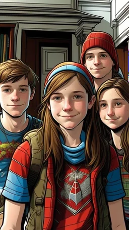 3 erkek 2 kız ve yaşları 17 18 ve aynı evde yaşıyorlar