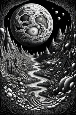 Un paisaje lunar estilo Escher