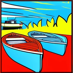 boat pop art