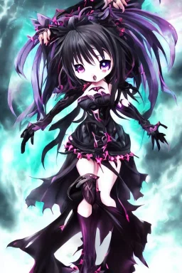 cute woman Darkness end