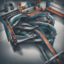 conveyor belt top down