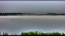 fog over the lake