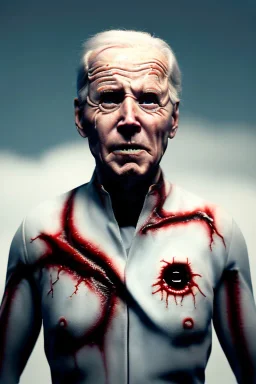 Ultra realistic image, joe biden zombie, zombie performance, skull, blood, torn arm, night, walking twisted, waist up view, thriller style, dark ambient, highly detailed, White House background, concept art, unreal engine 5, god rays, ray tracing, RTX, lumen lighting, ultra detail, volumetric lighting, 3d, finely drawn, high definition, high resolution.