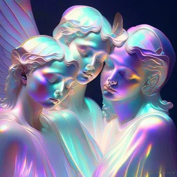 iridescent angels