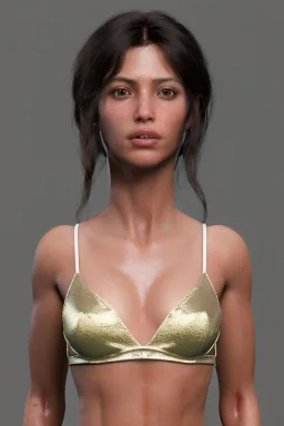 Ultra Realistic image, 25 years old brunette woman, Madrid, portrait, small stature, 1,54 cm tall, 50 kg weight, too small chest, yakuza body tattoo, vibrant color, highly detailed, art stations, concept art, smooth, unreal engine 5, god rays, ray tracing, RTX, lumen lighting, ultra detail, volumetric lighting.