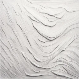 Hyper Realistic White Oil-Paint Brush Patches Texture on Canvas