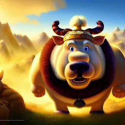 ultra detailed fullbody portrait of OBELIX, extremely detailed digital painting, intrincate, extremely detailed face,crystal clear Big eyes, in the style of keyth parkinson, mystical colors , perfectly centered image, perfect composition, rim light, beautiful lighting, 8k, stunning scene, raytracing