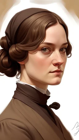 A realistic portrait of Jane Eyre: The protagonist and narrator of the novel, Jane is an intelligent, honest, plain-featured young girl forced to contend with oppression, inequality, and hardship1. She has a strong sense of justice, human dignity, and morality, and values intellectual and emotional fulfillment. She is described as having a “pale and small” face, “large and brilliant” eyes, and “dark and abundant” hair.