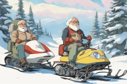 Studio Ghibli, Hayao Miyazaki, Snowmobile adventure, Alberta