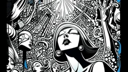 Graffiti Art with outline. Chris Samnee