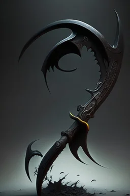 black big scythe