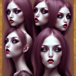 2 Sœurs jumelles gothiques.