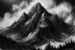 charcoal mountain