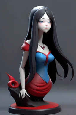 marceline vampire adventure time animation bust styled