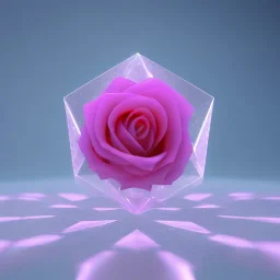 Transparent Crystal Rose