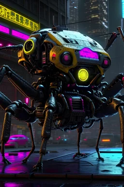 Cyberpunk spider is a game.