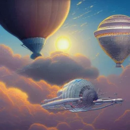 Aerostat and Zeppelin , microscopic image by electron microscope, art by Thomas kinkade,Anna Dittman,Dan Mumford,Killian Eng,Greg Rutkowski