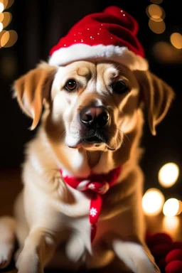 Christmas dog