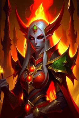 blood elf warlock wow warcraft world affliction corruption soul chaos succubus