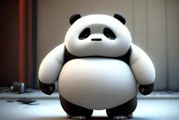 Mini, Baymax, extremly skinny, looks like panda