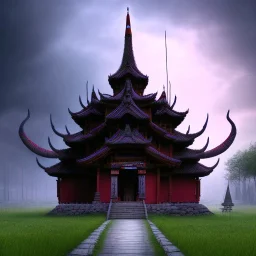 Viking style Buddhist church