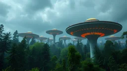 ufo forest