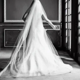 woman in veil, woman in wedding dress