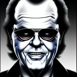 Jack Nicholson in a bar