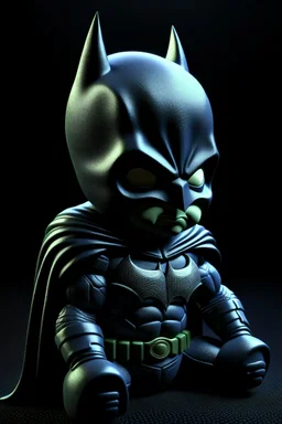 baby batman 3d render photo, cinematic