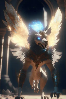 Ammit Fairy fused ,Unreal Engine, cinematic lighting