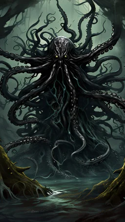 An airplane sinking underwater , black vein, human veins, mixing together a lot of them, like a forest, big and small veins a lot of them, a black creature looks like an octopus with many arms