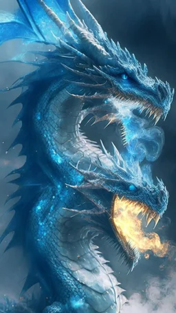 dragon getting bigger, echo effect