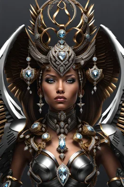 Cyborg Angel full jewelry diamonds