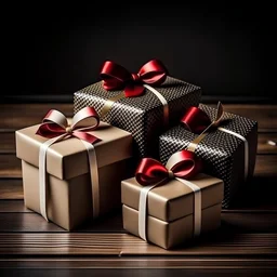 gift boxes with heart