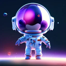 pixar style cute rabbit astronaut floating in space, unreal engine 5, 16k, background:space