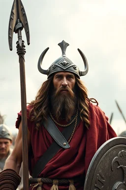 jesus as a viking raider
