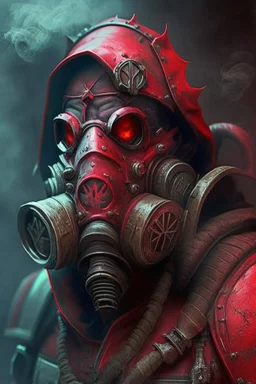 Blood seeker with gas mask