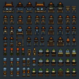 sprite sheet, rimworld style