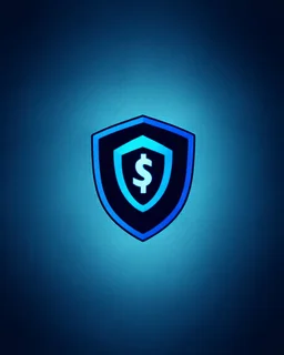 Cyber Finance (CF) shield logo Simple, easy and beautiful logo