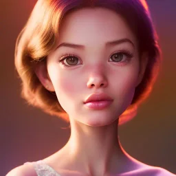 an adorable disney princess, full shot, atmospheric lighting, detailed face, by studio pixar, studio disney,stanley artgerm lau, wlop, rossdraws