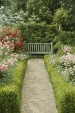 landscape design in romantic, fabulous style and pastel tones, Portrait by Van Gogh
