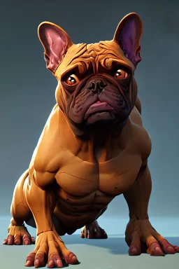 alien french bulldog musculature hulk body HD strong french bulldog hulk marvels Warcraft 64k