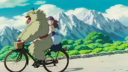 Yeti riding a bicycle, fun, family, award winning