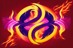 Phoenix inside infinity logo