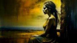 woman. Contemporary art.