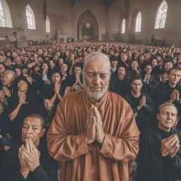 a guy being so awesome that everyone is praying him