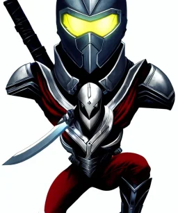 cyber ninja, visor, overwatch, metal armor, guy, assasins creed sword, mask over mouth