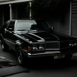 carro de 1980 preto