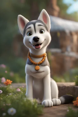 Pixar Style, Cute husky Dog, Anthropomorphic Dramatic Lighting, 8K, Portrait Realistic, Fine Detail, Photo Realistic Film, Intricate Detail, 3D Model, 3D Rendering, C4D, Blind Box , Trending On Artstation, Sharp Focus, Studio Photo, Intricate Details, Highly Detailed, By Greg Rutkowski