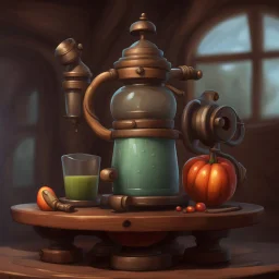 a blender , an ultrafine detailed painting by senior character artist, featured on polycount, sots art, artstation hd, 2d game art, behance hd